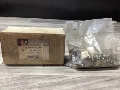 QTY OF 100 Cutler Hammer D5PC1 Channel Clamps  #113C44*CO - Image 1 of 2
