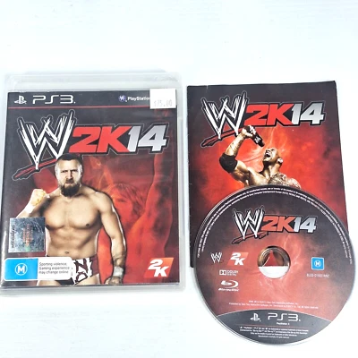 WWE 2K14 Wrestling PS3 PlayStation 3 (2013) PAL Game + Manual - Image 1 of 2