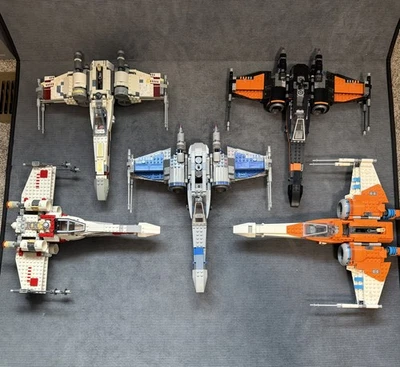 Lego Star Wars Huge Unique X Wing Lot of 5 (75149,75102,75273,9493,75218) - Image 1 of 4