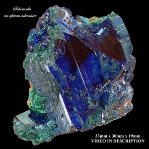 Azurite duftite and malachite - Tsumeb mine Namibia - Picture 1 of 12