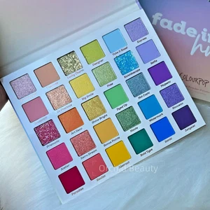 New Colourpop Fade Into Hue 30 Color Eyeshadow Palette Full Size~Rare - Picture 1 of 6