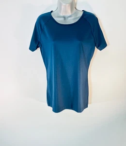 CAMISETA MUJER DULUTH TRADING TRANSPIRABLE AZUL (TALLA PEQUEÑA) AJUSTE REGULAR 93% POLI. - Imagen 1 de 9