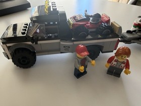 LEGO City 60148 ATV Race Team Truck Trailer Minifigure Preowned Complete Retired