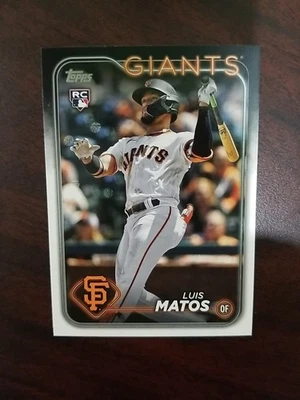 2024 Topps Series 1 - Luis Matos #28 (RC) - Image 1 of 2