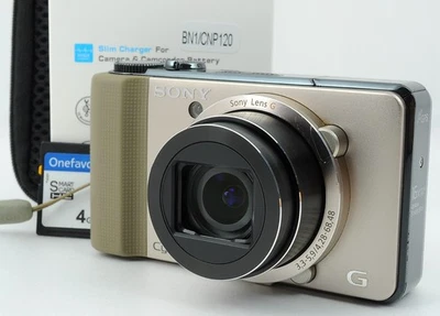 SONY Cyber-shot DSC-HX9V Gold Digital Camera English OK!! from Japan 1488 - Image 1 of 4