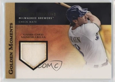 2012 Topps Golden Moments Relics Series 2 Ryan Braun #GMR-RB - Image 1 of 2