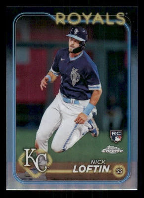 2024 Topps Chrome Refractors #183 Nick Loftin - Image 1 of 2