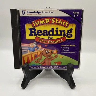 Jump Start Reading for First Graders CD-Rom Ages 5-7 Knowledge Adventure 1st W1 - Image 1 of 4
