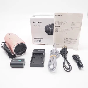 Sony Handycam HDR-CX670 Pink 25.1MP HD Camcorder Video Camera Used From Japan - Picture 1 of 6