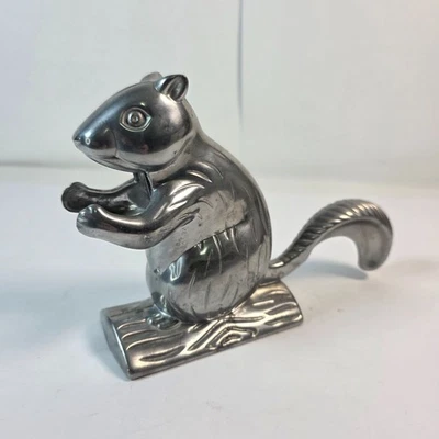 Cascanueces NorPro Vintage Davy Crackit The Squirrel Aluminio Fundido MCM Vacaciones Foto 1 de 4