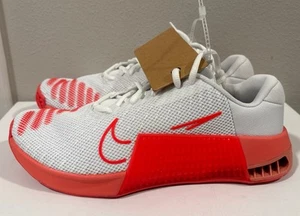 Nike Metcon 9 Training Running Women’s 9 White Bright Crimson DZ2537-107 New - Picture 1 of 7