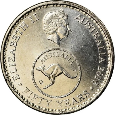 Australia | 5 Cents Coin | Anniversary of Decimal Currency | Km:3160 | 2016 - Image 1 of 4