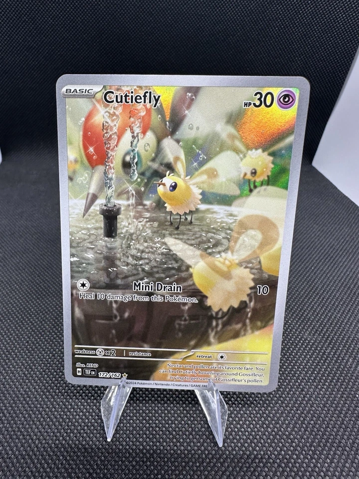 Cutiefly 172/162 SV05: Temporal Forces Holo Pokemon Card Illustration Rare NM - Image 1 of 2