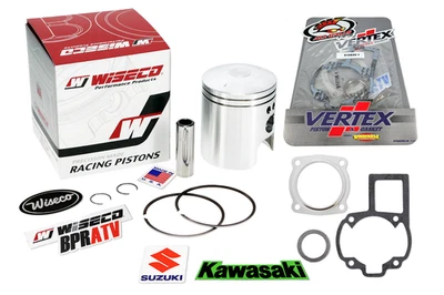 Suzuki LT80 QuadSport KFX80 ATV Wiseco 50 mm pistón y vértice ¡Kit de reconstrucción de extremo superior! Foto 1 de 4