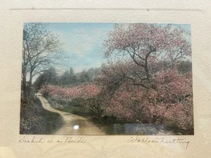 Wallace NUTTING (1861-1941) "Decked as a Bride" Hand Colored, Signed & Titled - Picture 1 of 9