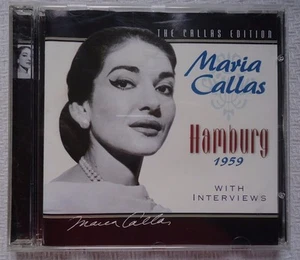 MARIA CALLAS HAMBURG 1959 CALLAS EDITION CD VOLUME TWO BELGIUM IMPORT - Picture 1 of 2