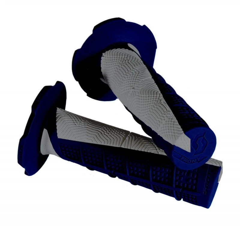 Empuñaduras Scott Deuce Half Waffle MX gris/azul con donuts (219627-1100) Foto 1 de 1