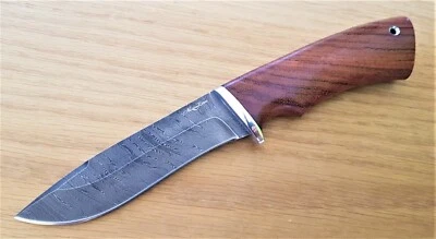 Nazarov Knives Russland Damast Outdoor Jagd Messer Кречет Handarbeit HRC 62 - Bild 1 von 4