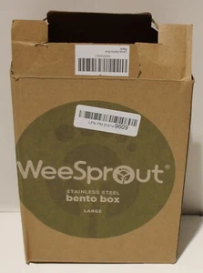 Weesprout GRANDE Caja de Acero Inoxidable Bento Contenedor de Acondicionamiento *ARAÑAZOS* - Imagen 1 de 10