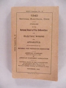 National Electrical Code - 1940 - Imagen 1 de 3