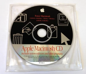 CD Apple Macintosh v. 7,5 vintage 1994 pour Power Macintosh 6100, 7100, 8100 - Photo 1/1