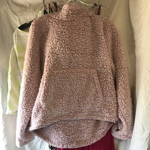 UNDERCOVER Felpa con cappuccio donna Victoria Secret Chloe X Halle ROSA cropped taglia L rosa