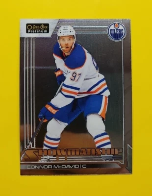 Connor McDavid - Oilers - 2023-24 O-Pee-Chee Platinum - Showmanship - #S-1 - Image 1 of 2