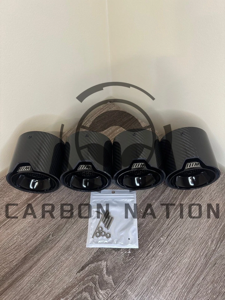 DEFECTIVE For BMW G80 M3 G82 G83 M4 G87 M2 Carbon Fiber Gloss Black Exha G3D Foto 1 de 4