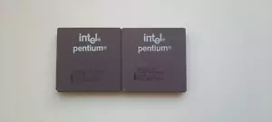 Intel Pentium 133 A80502133 SY028 3.1V rare mobile Pentium 133 vintage CPU GOLD - Picture 1 of 8