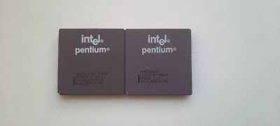 Intel Pentium 133 A80502133 SY028 3.1V rare mobile Pentium 133 vintage CPU GOLD - Image 1 of 4