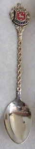 #316) SILVER PLATED TEA SPOON DEREHAM TOWN BRECKLAND NORFOLK ENGLAND - Picture 1 of 2