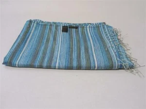 FOULARD PABLO PANIKER TELO COPERTA AZZURRO 120 X 160- - Imagen 1 de 1