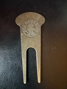 Antique PGA Golf Club Divot Tool Solid Brass - Picture 1 of 3