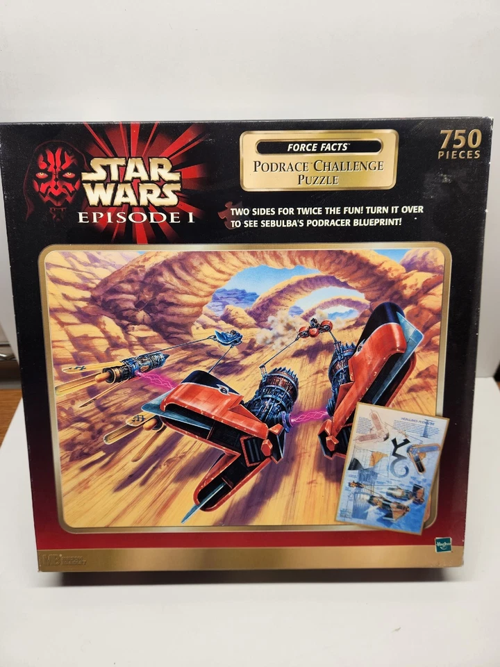 Star Wars Episode 1 Gungan Sub Escape Puzzle & Blueprint 2side 750 PC Jigsaw