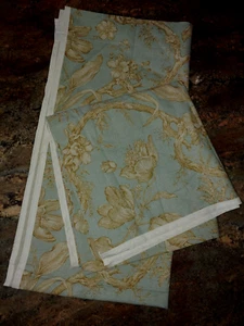 1pr Tende Ilise Floreali Vetro di Mare Fatte in Casa - Tessuto Artigianale Riutilizzabile 46x42 (2) - Foto 1 di 12