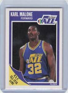 1989 Fleer #155 Karl Malone All Star Game MVP Near mint or better