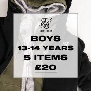 SikSilk/Illusive Boys IMPERFECTIONS 5 Items Mystery Bundle 13-14 Years - Picture 1 of 1