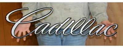 CADILLAC Script Steel Sign - Image 1 of 4