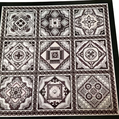 Jean Hilton Chapter Patches Needlepoint Booklet 1993 Eleven Designs 46 Pages - Image 1 of 4