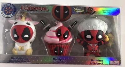 ✅Bolsa de colección Deadpool clip unicornio 🦄 Cupcake 🧁 Exclusiva hora del baño rara 🔥 Foto 1 de 4