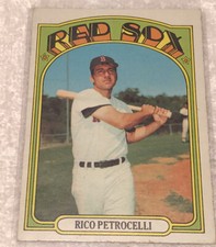 1972 Topps Rico Petrocelli #30 Set Break Boston Red Sox 3rd base