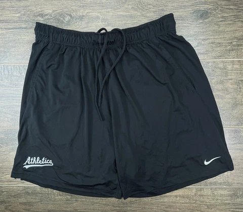 Nike Dri-Fit Oakland Athletics MLB Athletic Baseball Shorts XL -Read Cover