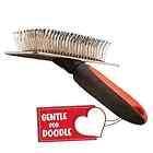 Slicker Brush for Dogs With Coated Tips - Extra Long Pins 1 Count (Pack of 1)