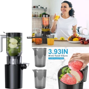Slow Masticating Machines Feed Chute Fit Whole Fruits & Vegetables Easy Clean - Picture 1 of 13