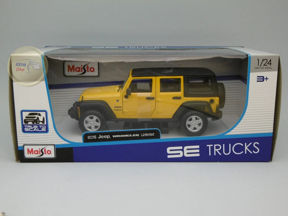 Jeep Wrangler Unlimited - Maisto 1:24 - MA31268YE - Immagine 1 di 1