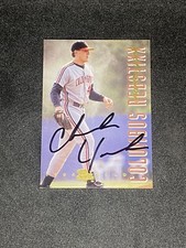 Charles York 1994 Classic Best Gold #46 Columbus RedStixx Auto Signed MILB Card