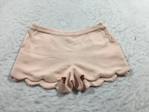 Miami Shorts Womens L Large Pink Textured Wavy Cut Pockets Soft Lined Pleated - Picture 1 of 10