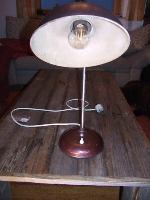 Alte Helo Schreibtisch Lampe Arbeits Lese Leuchte Vintage Desk Lamp 60er - Bild 1 von 4