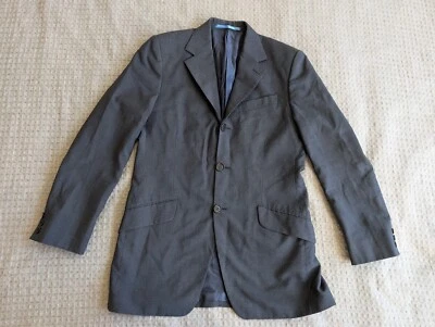 Blazer Paul Smith Hombres 38 Azul Lana 3 Botones Forrado Traje Chaqueta Hecho en Inglaterra Foto 1 de 4