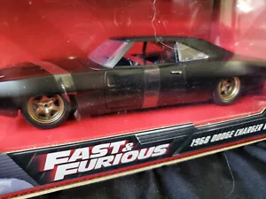 Jada 1968 DODGE CHARGER WIDEBODY Matte Black Fast & Furious F9 1:24 NRFB MIB - Picture 1 of 3